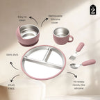 Baby Weaning RVS Starter set