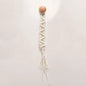 Vintage Simple Crochet Pacifier Clip Baby Cotton Tassel Pacifier Chain for Newborn Teething Soother Chew Dummy Clips Hand Made