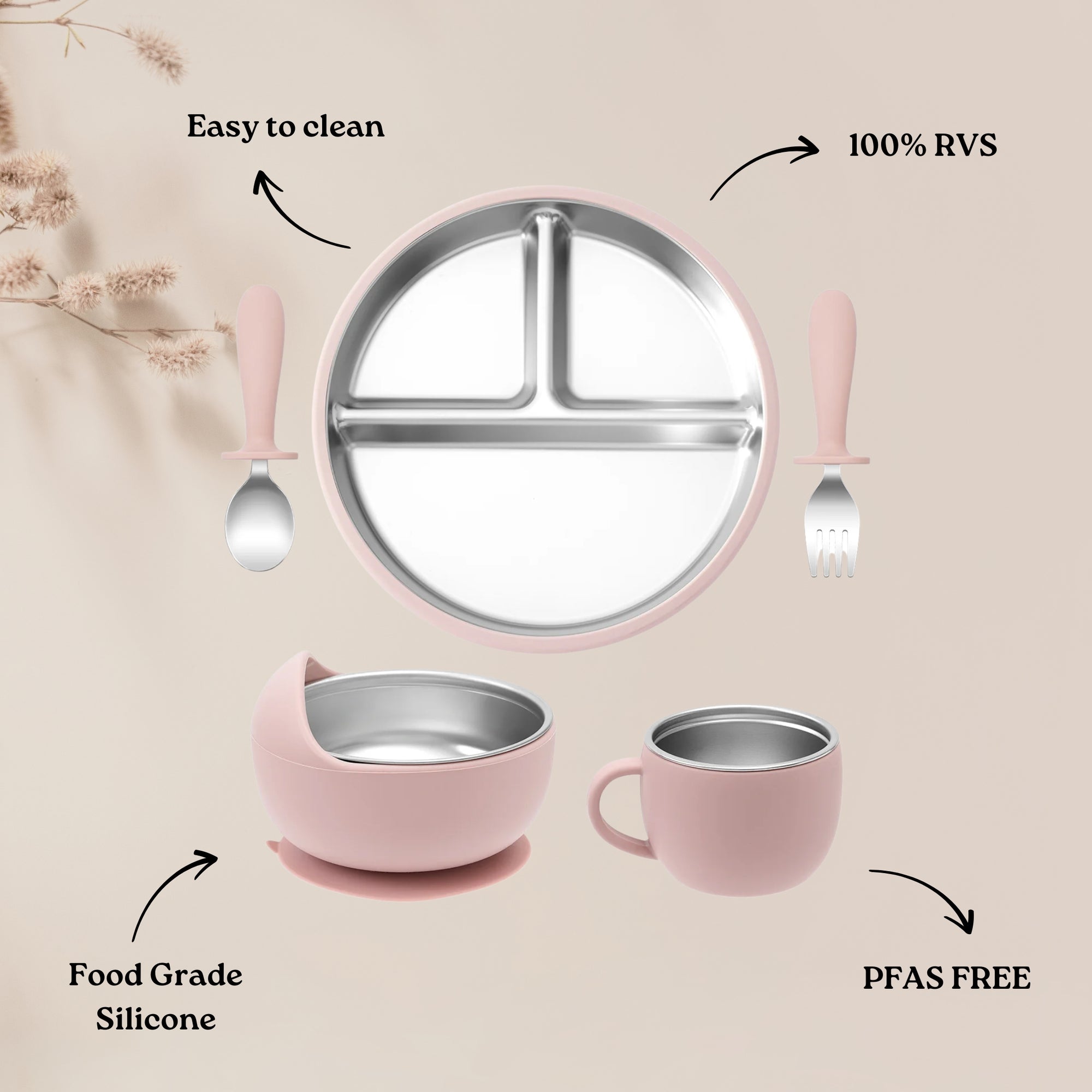 baby stainless steel ware