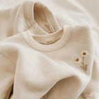 Unisex baby/toddler Set Organic cotton and Fleece Daisy