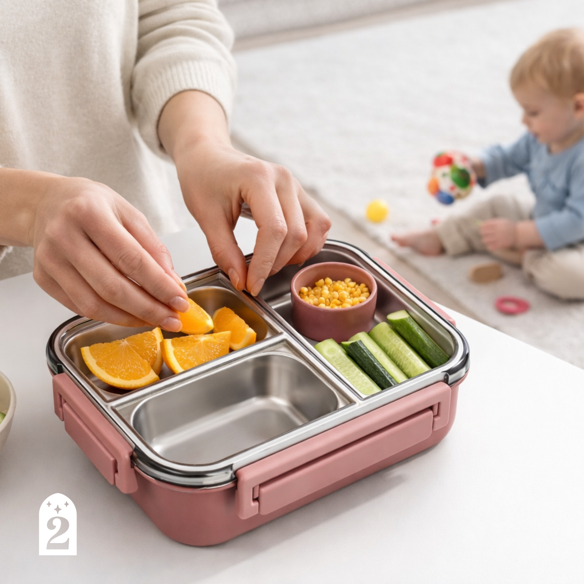 Stainless Steel Baby Bento Lunch Box