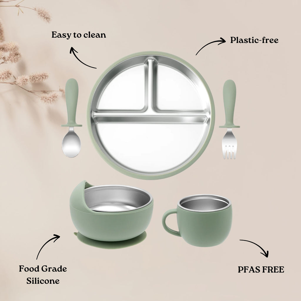 Stainless Steel Baby Weaning Starter Set