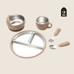 Baby Weaning RVS Starter set