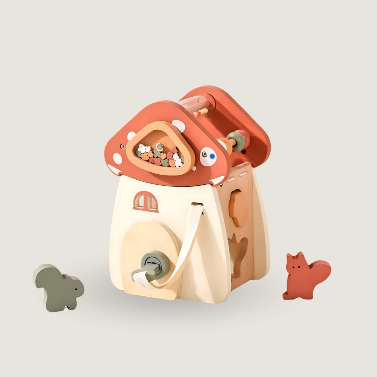 Baby Montessori Wooden Five-In-One Toy