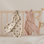 2-Piece Organic Cotton  Rainbow & Dandelion Bodysuits