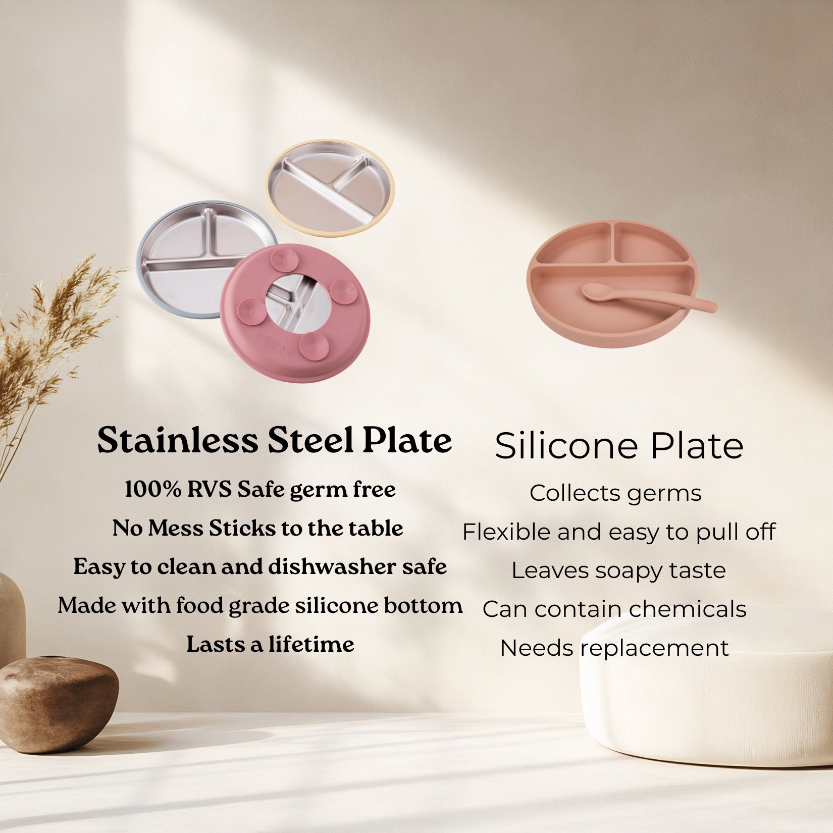 baby stainless steel ware