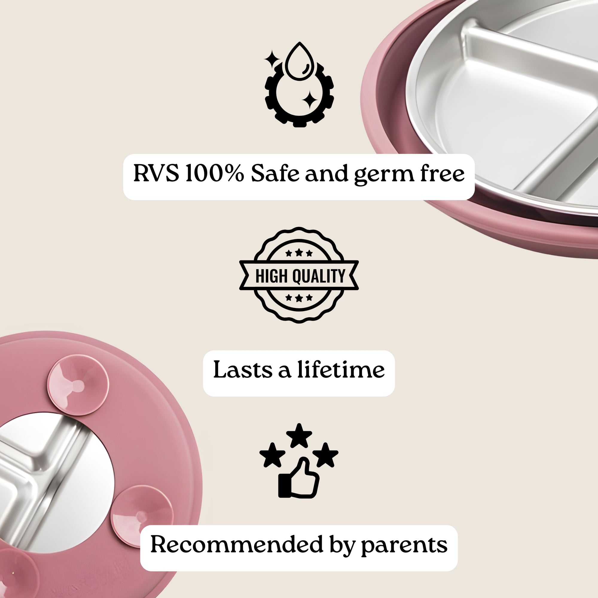 baby stainless steel ware