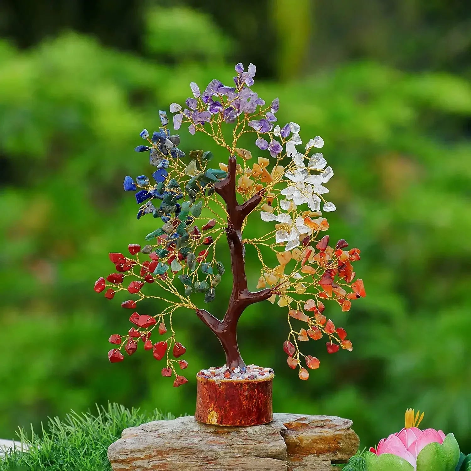 Crystal Healing Tree - Chakra gemstones