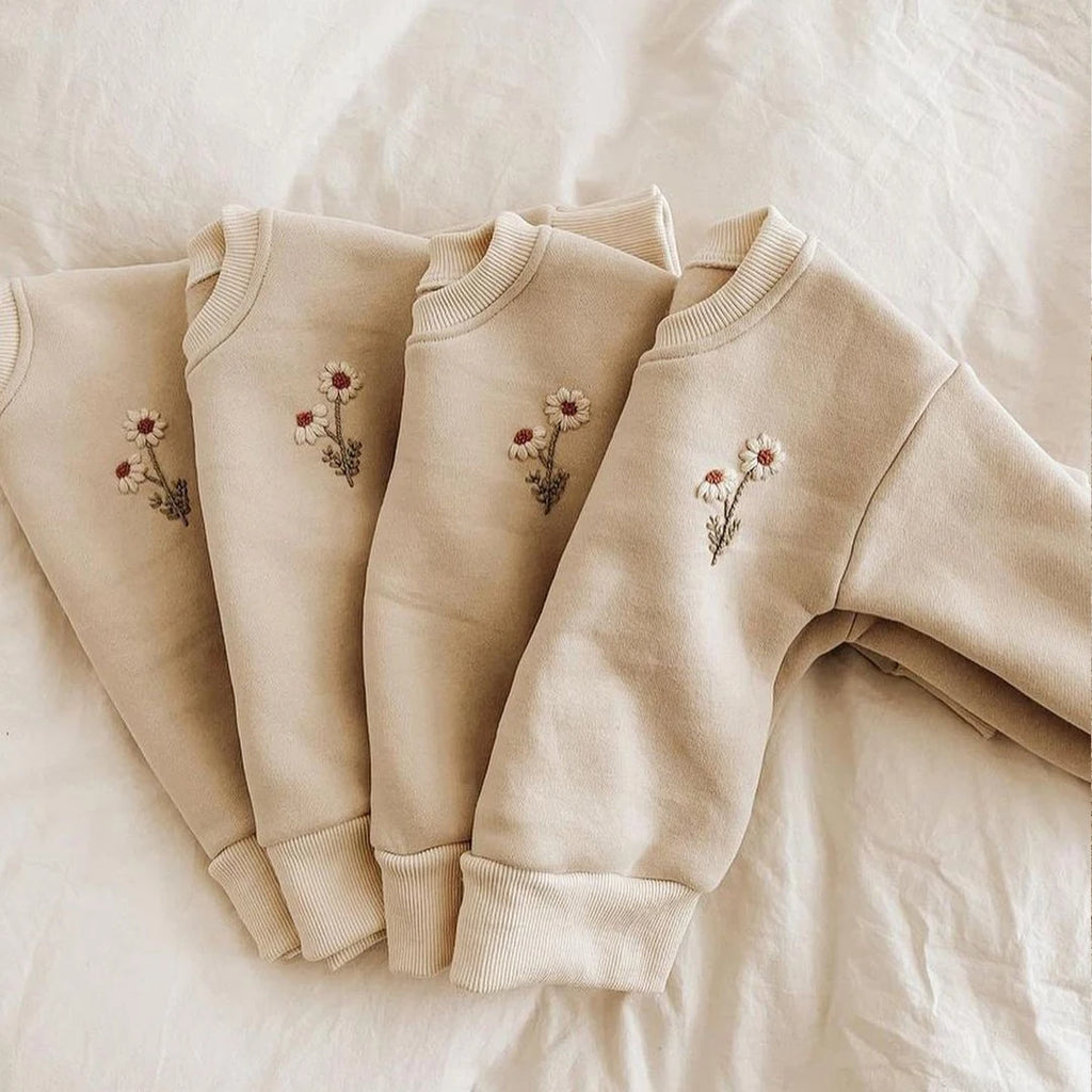Unisex Daisy Fleece Set