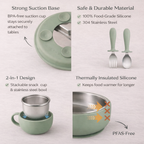 Stainless Steel Baby Weaning Starter Set