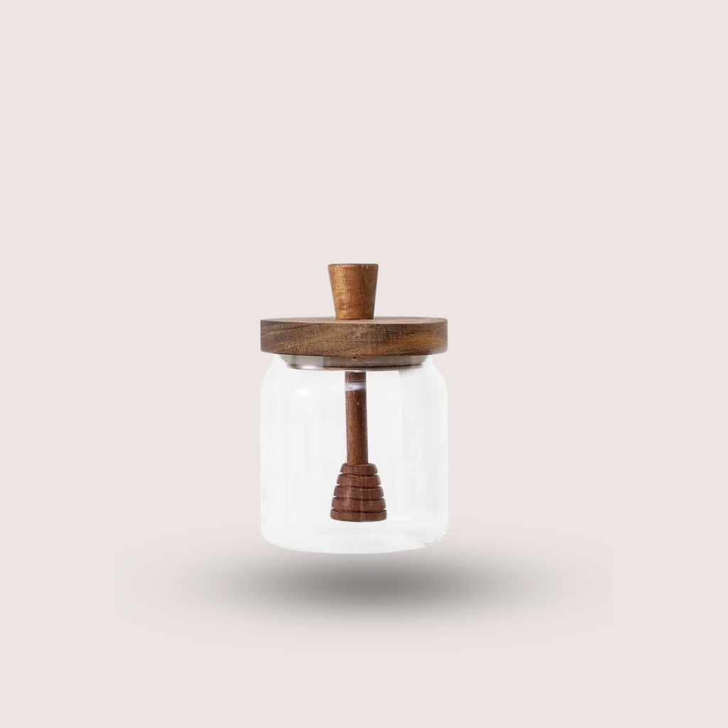 Wooden Lid Honey Jar (kopie)